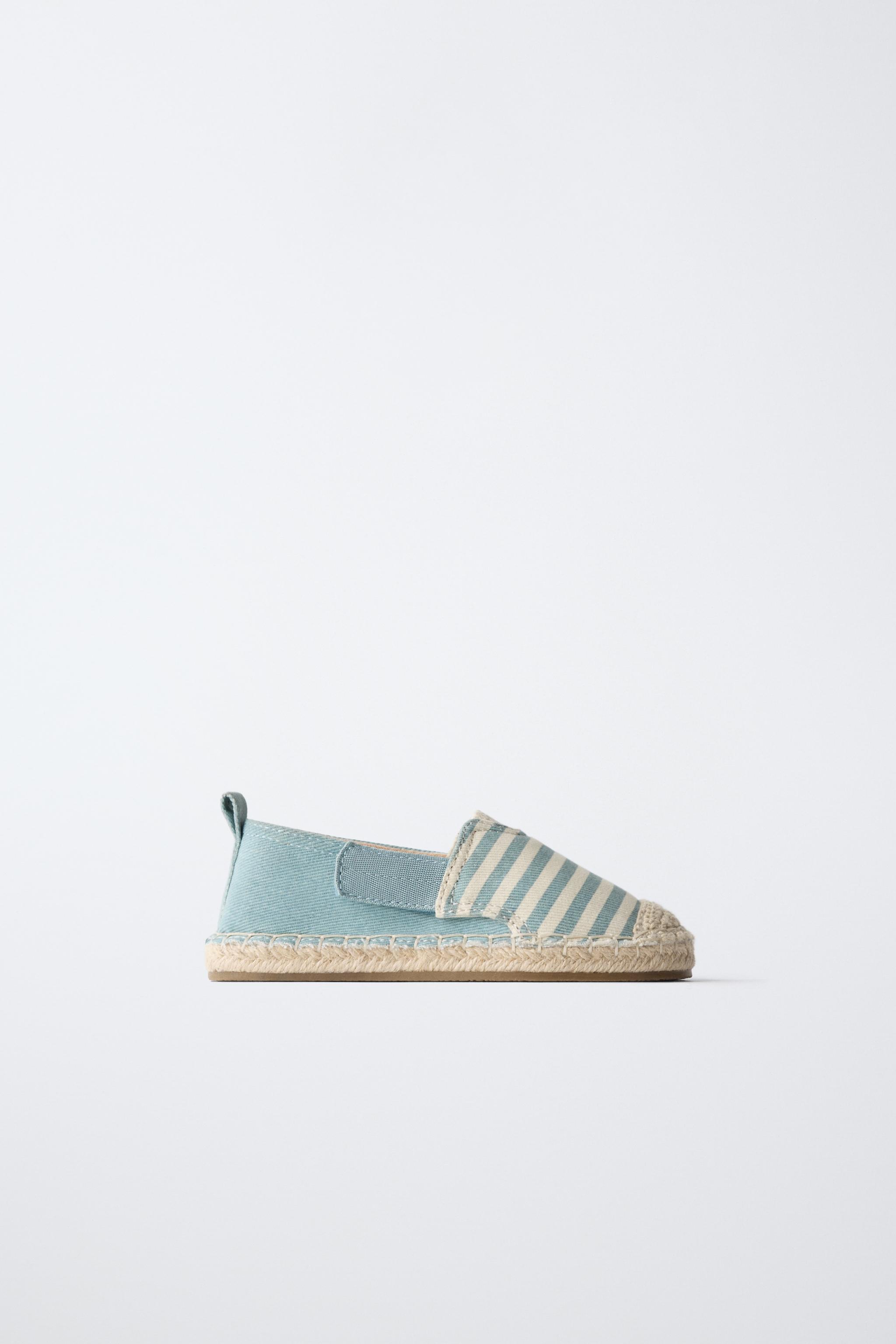 ESPADRILLES EN JUTE À RAYURES